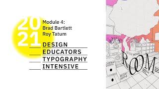 DETI: Module 4—Brad Bartlett & Roy Tatum: “Teaching Transmedia Typography” (Main Session)