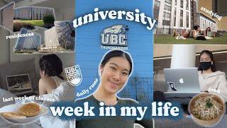 week in my life at university | University of British Columbia (UBC)   last week of classes