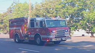 PLANE CRASH RESPONSE - Gresham Fire Engine 73