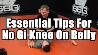 Essential Tips For No Gi Knee On Belly | Ft. Matt Thornton