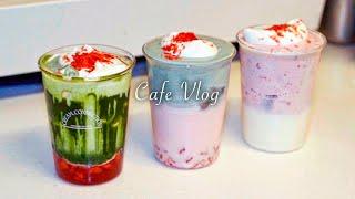 Cafe vlog / 바람잘날 없는 우당탕탕 8년차 개인카페 사장 브이로그 / 무더위를 싹 날려줄 카페 브이로그 / 카페창업 / 아인슈페너 / 크림맛집 / 카페알바