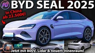 BYD SEAL 2025 - Now with 800V, Lidar & new Interior!