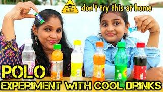 Polo Experiment with cool drinks  | Funny Experiment | Monika prabhu don't try this at home.