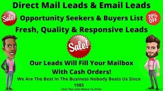 Deluxe Mailing Leads & Email Leads For Sale