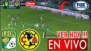 América vs  León En Vivo, PARTIDO HOY DONDE VER, JUEGA AMÉRICA VS LEÓN PARTIDO JORNADA 11 america TV