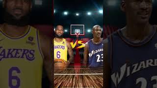 LeBron vs Jordan: Who's the G.O.A.T.? #shorts #nba #basketball #allstar #basketballgame