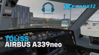 Toliss A330-900 | ENGINE FIRE | ENGM-EKCH | X-Plane 12