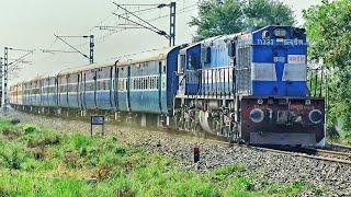 Non Suburban Katwa - Ahmedpur Passenger Train Skipping Through Ajay River  : Indian Railways