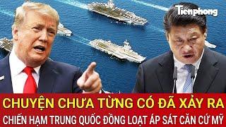 Chuyện chưa từng có đã xảy ra, Chiến hạm Trung Quốc đồng loạt áp sát căn cứ Mỹ