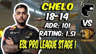 chelo 18 Kills vs Lynn Vision! chelo POV (Nuke) at ESL Pro League Season 21 Stage 1