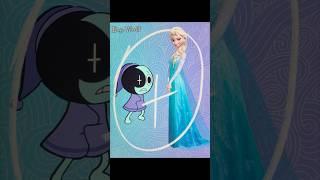 Astro Dandy’s World turned into Elsa #dandysworld #astro #transformation #glowup