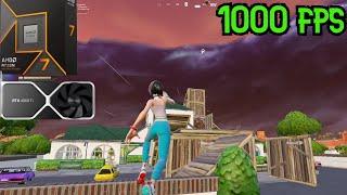 Reload Remix Fortnite RYZEN 7 9700X + RTX 4060 Ti Low Settings 1080p | 1000fps!! | 0 Ping