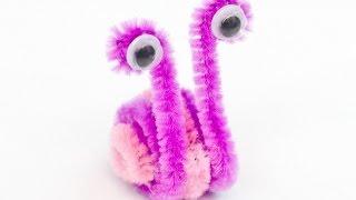 How To Create a Cute Pipe Cleaner Snail - DIY Crafts Tutorial - Guidecentral