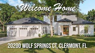 Homes for sale in Clermont Florida: Home For Sale at 20200 Wolf Springs Court Clermont FL 34715