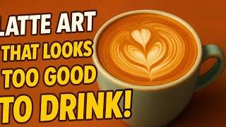 "Latte Art That Looks Too Good to Drink!" 