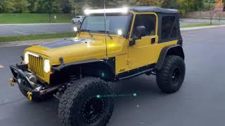 Built Solar Yellow 2002 Jeep Wrangler TJ