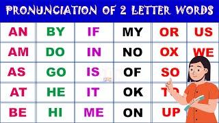 Two Letter Words / Two Letter Words in English / Two Letter Words Phonics /2 Letter Blending Sounds