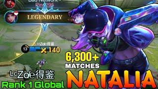 6,300+ Matches Natalia Legendary Hyper - Top 1 Global Natalia by ᴸᶜZo̸℮得鉴 - Mobile Legends