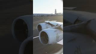 Emirates A380-800 Landing at Dubai