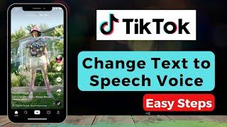 Change Text To Speech Voice On TikTok ! 2022