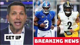 Adam Schefter LATEST Russell Wilson Predicted to Sign With Giants - Steelers re-sign Justin Fields