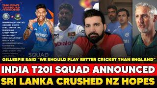 IND T20 squad vs BAN announced | Kanpur Test draw?  Gillespie talks on PAK vs ENG | SL demolish NZ