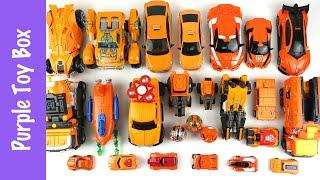27 Orange Transformer Car Dinosaur Robot Transformer 27종 오렌지색 변신장난감