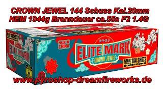 8946 CROWN JEWEL Wolff Feuerwerk 144 Schuss www.pyroshop-dreamfireworks.de
