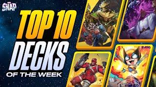 TOP 10 BEST DECKS IN MARVEL SNAP | Weekly Marvel Snap Meta Report #113