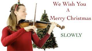 We Wish You a Merry Christmas for Violin - EASY Play-Along