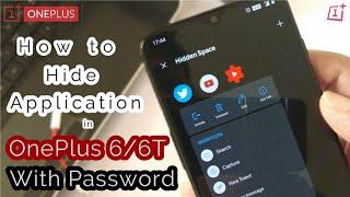 How to HIDE Apps in ONEPLUS 6/6T with Password | OnePlus Hidden Features