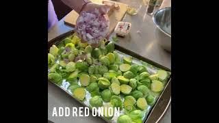 Brussels Sprouts & Bacon - Easy Sheet Pan Recipe