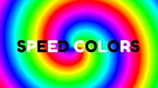 SPEED COLOR CHANGE PARTY LIGHTS Blue, Yellow, Red & Green  [10 HOURS] [SEIZURE WARNING!]