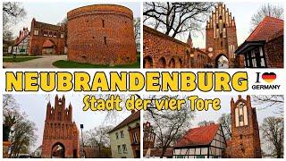 City of four gates - NEUBRANDENBURG - a beauty on the edge of the Mecklenburg Lake District