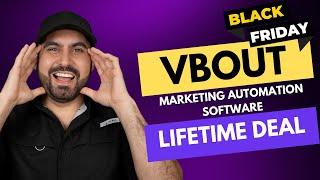 Vbout Black Friday lifetime deal on Appsumo - All-In-One marketing tool