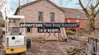 How to Identify a We Buy Houses Scam