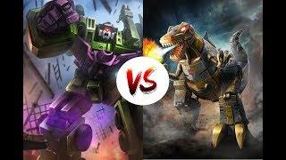 Transformers TCG: Devastator VS Grimlock, Thrust, Arcee