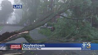 Strong Storms Leave Mess In Doylestown