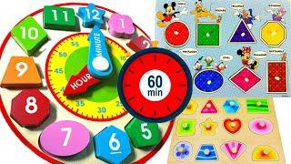 Learn about Shapes, Colors and Numbers Compilation | Best Preschool Toddler Fun Toy Learning Video