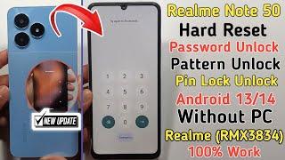 Realme Note 50 Hard Reset 2024 Without PC | Realme (RMX3834) Remove Password/Pattern/Lock Unlock