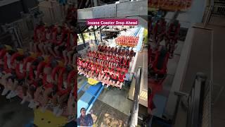  Insane Roller Coaster Drop  #shorts