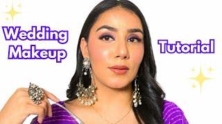 Long Lasting Self Bridesmaid / Wedding Guests Makeup Tutorial | Step by Step Self Makeup Tutorial