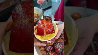 来杭州简简单单吃个东坡肉泡面！ 42一份！谁懂这一碗含金量？ #路边摊美味