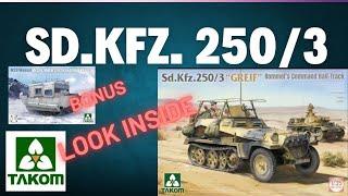 New Sd.Kfz. 250/3  Command halftrack LOOK INSIDE