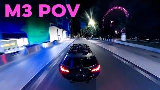 LOUD E92 M3 TERRORISES Central LONDON | POV & 360 Drive and Drifts • Eisenmann V8 Sound