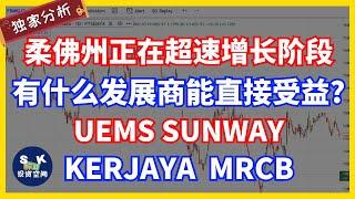 柔佛州正在经历高速增长期! 有什么发展商会直接受益？来剖析UEMS SUNWAY KERJAYA MRCB的技术走势!