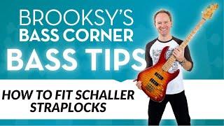 How To Install Schaller Straplocks (With Fewer Parts!)