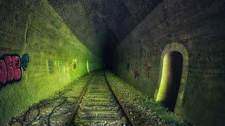 Abenteuer  pur auf verlassenen Gleisen und einen Tunnel und einer Bahnbrücke  Rheinland-Pfalz 