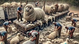 1.3 Billion Sheep Are Being Transported And Processed This Way - Sheep Farming Documentary