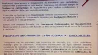 Fontaneros Majadahonda 666 642 008 | Fontanero Economico Majadahonda